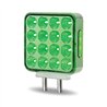 TXTLED-SDXG - Dual Revolution Double Face Double Post Square LED (Amber/Red/Green) - (44 Diodes)