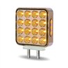 TXTLED-SDXG - Dual Revolution Double Face Double Post Square LED (Amber/Red/Green) - (44 Diodes)