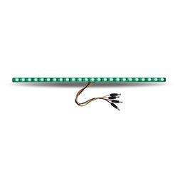 TXTLED-SXAG - 17" Dual Revolution Amber/Green LED Strip - Attaches with 3M Tape