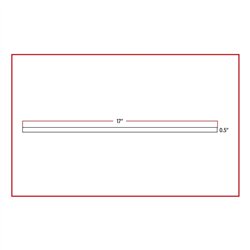 TXTLED-SXAP - 17" Dual Revolution Amber/Purple LED Strip - Attaches with 3M Tape