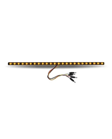 TXTLED-SXAR - 17" Dual Revolution Amber/Red LED Strip - Attaches with 3M Tape