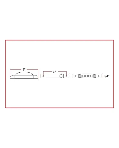 TXTLED-TLR - Thin Line Red LED (7 Diodes)