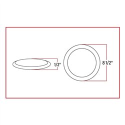 TXTLED-U11 - Large Ultra-Thin LED Ceiling Lamp with Touch Switch - 2 Function (144 Diodes)