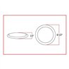 TXTLED-U11 - Large Ultra-Thin LED Ceiling Lamp with Touch Switch - 2 Function (144 Diodes)