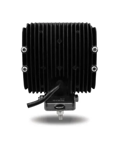 TXTLED-U18 - Universal White Square Work Light with Spot Beam - Clear Lens - Black Housing (4 Diodes) - 4000 Lumens