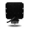 TXTLED-U18 - Universal White Square Work Light with Spot Beam - Clear Lens - Black Housing (4 Diodes) - 4000 Lumens