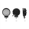 TXTLED-U25 - Universal White Round Flood Work Light - Clear Lens - Black Housing (9 Diodes) - 900 Lumens 