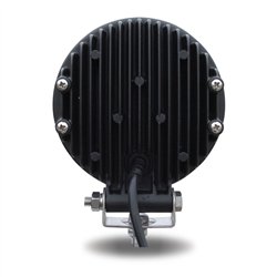 TXTLED-U25 - Universal White Round Flood Work Light - Clear Lens - Black Housing (9 Diodes) - 900 Lumens 