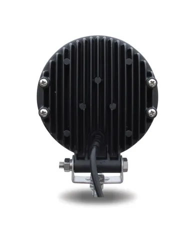 TXTLED-U25 - Universal White Round Flood Work Light - Clear Lens - Black Housing (9 Diodes) - 900 Lumens 