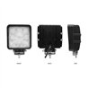 TXTLED-U26 - Universal White Square Flood Work Light - Clear Lens - Black Housing (9 Diodes) - 900 Lumens 