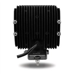 TXTLED-U27 - Universal White Square Work Light with Flood Beam - Clear Lens - Black Housing (4 Diodes) - 4000 Lumens