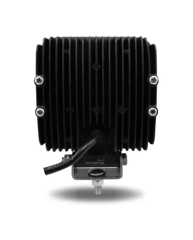 TXTLED-U27 - Universal White Square Work Light with Flood Beam - Clear Lens - Black Housing (4 Diodes) - 4000 Lumens