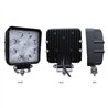 TXTLED-U5 - Universal White Square Work Light - Clear Lens - Black Housing (9 Diodes) - 900 Lumens