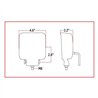 TXTLED-U5 - Universal White Square Work Light - Clear Lens - Black Housing (9 Diodes) - 900 Lumens