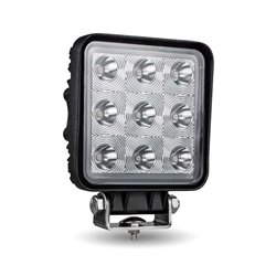 TXTLED-U93 - Stellar Universal Square High Powered LED Work Lamp (9 Diodes) - 1350 Lumens - Spot