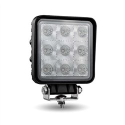 TXTLED-U94 - Stellar Universal Square High Powered LED Work Lamp (9 Diodes) - 1350 Lumens - Flood
