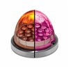 TXTLED-WXAPINK - Dual Revolution Amber/Pink Watermelon LED with Reflector Cup & Lock Ring (19 Diodes)