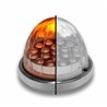 TXTLED-WXAW - Dual Revolution Amber/White Watermelon LED with Reflector Cup & Lock Ring (19 Diodes)