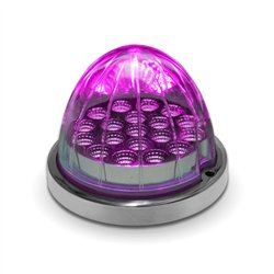 TXTLED-WXRP - Dual Revolution Red/Purple Watermelon LED with Reflector Cup & Lock Ring (19 Diodes)