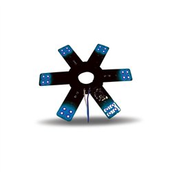 TXTLED-X1B - 8" Star Blue LED for 15" Donald. & Vortox Air Breather (24 Diodes)