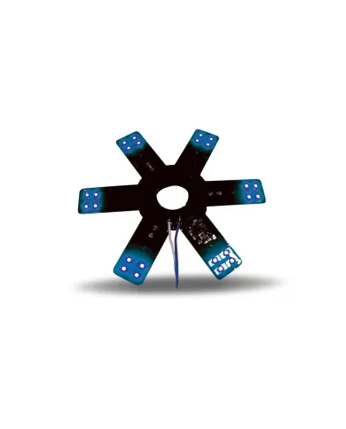 TXTLED-X1B - 8" Star Blue LED for 15" Donald. & Vortox Air Breather (24 Diodes)