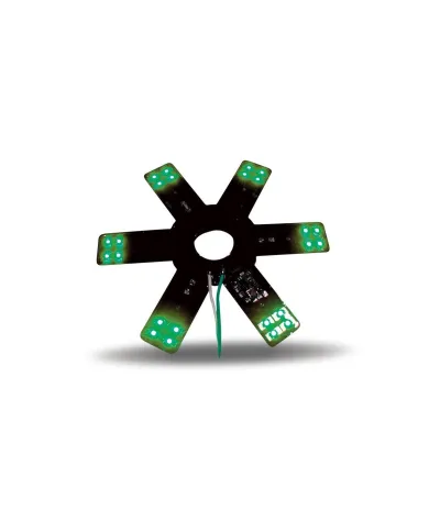 TXTLED-X1G - 8" Star Green LED for 15" Donaldson & Vortox Air Breather (24 Diodes)