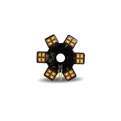 TXTLED-X3A - 5" Star Amber LED for 13" Donaldson Air Breather (24 Diodes)