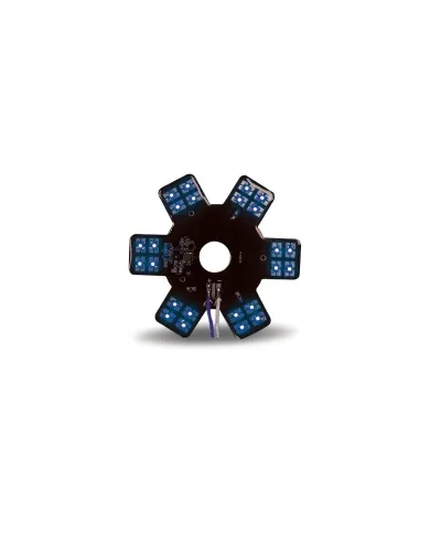 TXTLED-X3B - 5" Star Blue LED for 13" Donaldson Air Breather (24 Diodes)