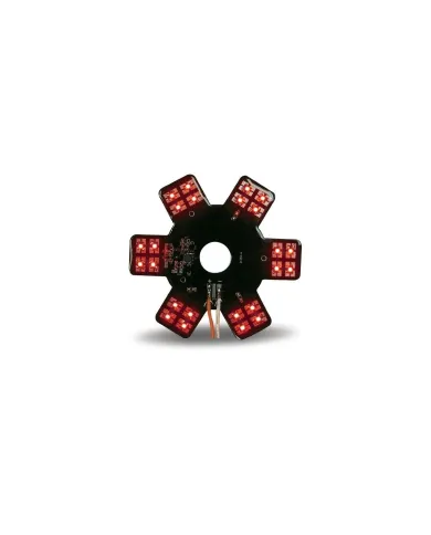 TXTLED-X3R - 5" Star Red LED for 13" Donald. Air Breather (24 Diodes)