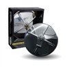 TXTM-2002 - 8" CONVEX STAINLESS STEEL MIRROR WITH CENTER MOUNTING BRACKETS