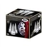 TXTNUT-C4 - Chrome Plastic 33mm Threaded Pointed Nut Cover with Flange - Case of 60