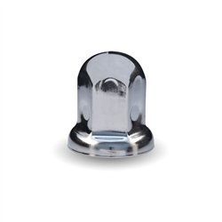 TXTNUT-F1 - Chrome Metal 33mm Nut Cover with Flange