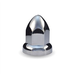 TXTNUT-F2 - Chrome Plastic 33mm Nut Cover with Flange