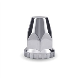 TXTNUT-F2T - Chrome Plastic 33mm Threaded Nut Cover with Flange