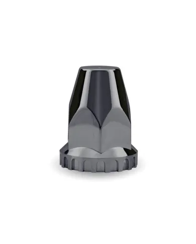 TXTNUT-F2TB - Black Chrome Plastic 33mm Threaded Nut Cover with Flange