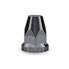 TXTNUT-F2TB - Black Chrome Plastic 33mm Threaded Nut Cover with Flange