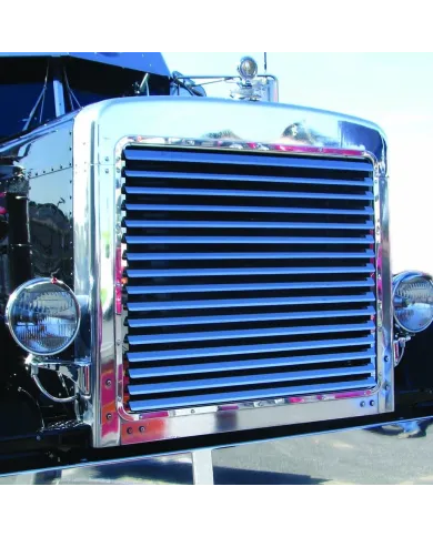TXTP-1001 - Peterbilt 379 Extended Hood Louvered Grill (16 Bars)