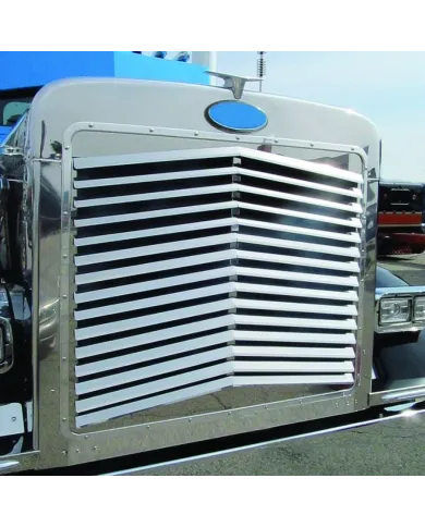 TXTP-1102 - Peterbilt 379 Extended Hood Angled Louvered Grill