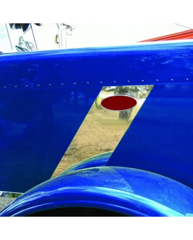 TXTP-1113 - Peterbilt 389 Hood Emblem - Stripe Accent