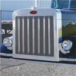 TXTP-1124 - Peterbilt 379 Extended Hood Front Grill with Oval Punchouts (18 Ga.)