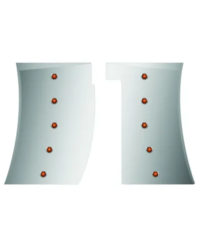 TXTP-13120L - Peterbilt 389 Deluxe Cowl Panel with 10 Button LEDs (2014+)