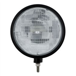 UP32664-Black "Billet" Style Groove Headlight H6024 Bulb