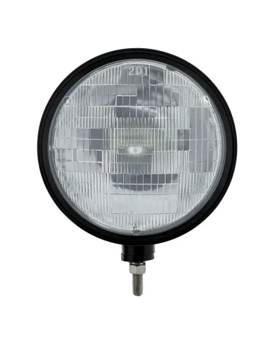UP32664-Black "Billet" Style Groove Headlight H6024 Bulb