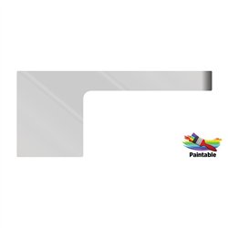 TXTP-1358 - Peterbilt 379 Paintable Aluminum “Southern Style” 6" Deep Cowl/Cab Panel