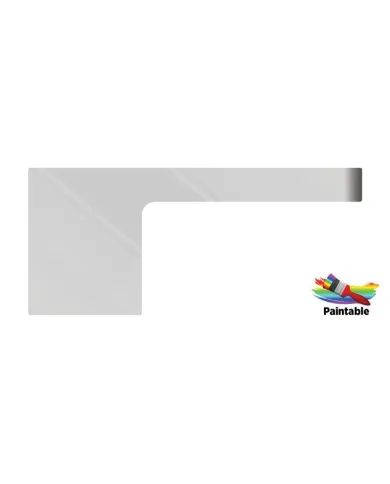 TXTP-1358 - Peterbilt 379 Paintable Aluminum “Southern Style” 6" Deep Cowl/Cab Panel