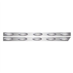 TXTP-1397LMC - Peterbilt 389 OEM Cab Panel with 6 Clear G4 LEDs (2014+)