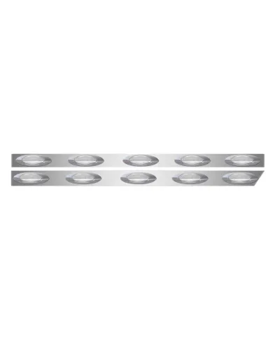 TXTP-1397LMC - Peterbilt 389 OEM Cab Panel with 6 Clear G4 LEDs (2014+)