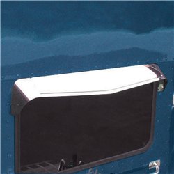 TXTP-1407 - Peterbilt Universal Sleeper Rear Window Visor - Fits 37" Window"