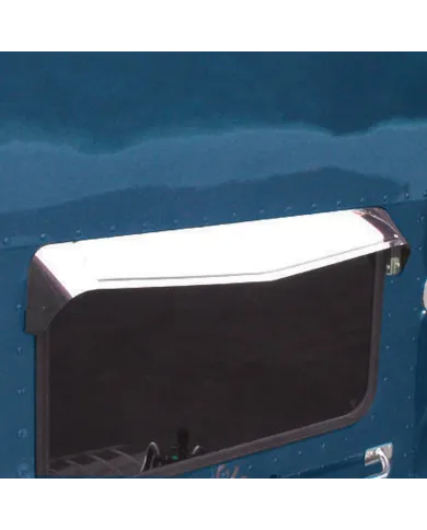 TXTP-1407 - Peterbilt Universal Sleeper Rear Window Visor - Fits 37" Window"