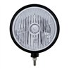 UP32666-Black "Billet" Style Groove Headlight Crystal H4 Bulb